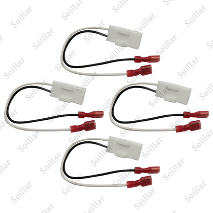 4X For Jeep Dodge Chrysler Car Door Speaker Wire Harness Connector Adaptor New