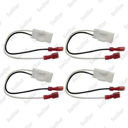 4X For Jeep Dodge Chrysler Car Door Speaker Wire Harness Connector Adaptor New