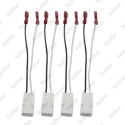 4X For Jeep Dodge Chrysler Car Door Speaker Wire Harness Connector Adaptor New
