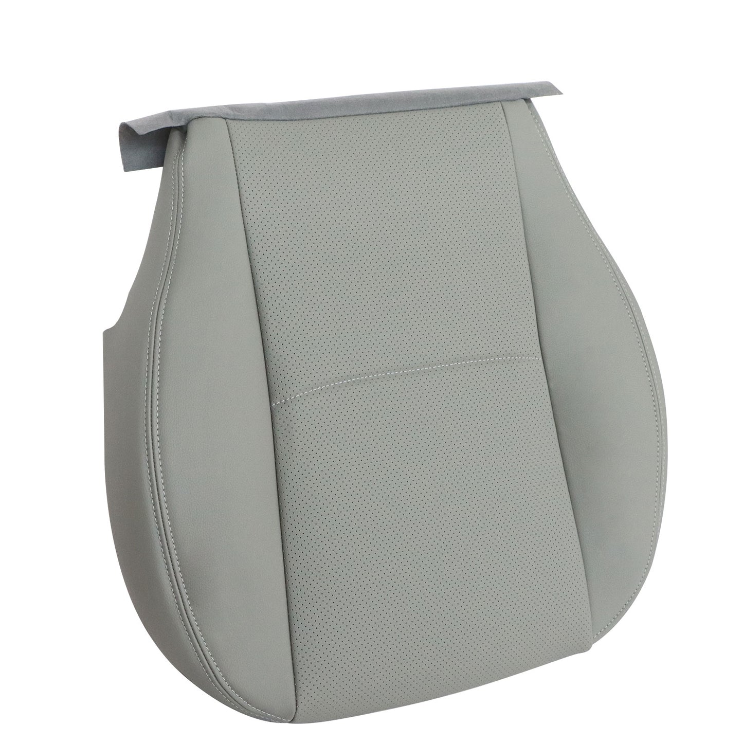 For 2014-2016 Subaru Forester Driver Bottom Replacement Leather Seat Cover Gray