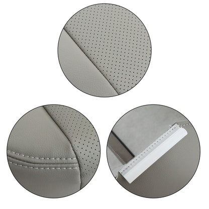 For 2014-2016 Subaru Forester Driver Bottom Replacement Leather Seat Cover Gray