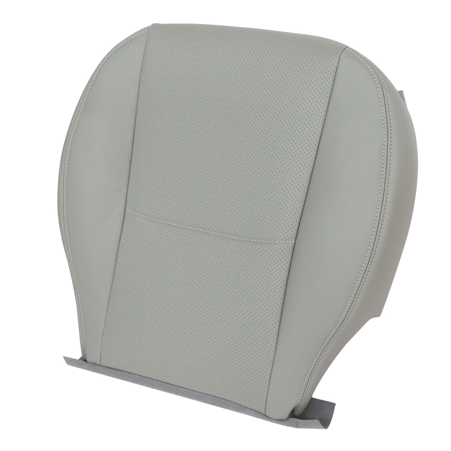 For 2014-2016 Subaru Forester Driver Bottom Replacement Leather Seat Cover Gray
