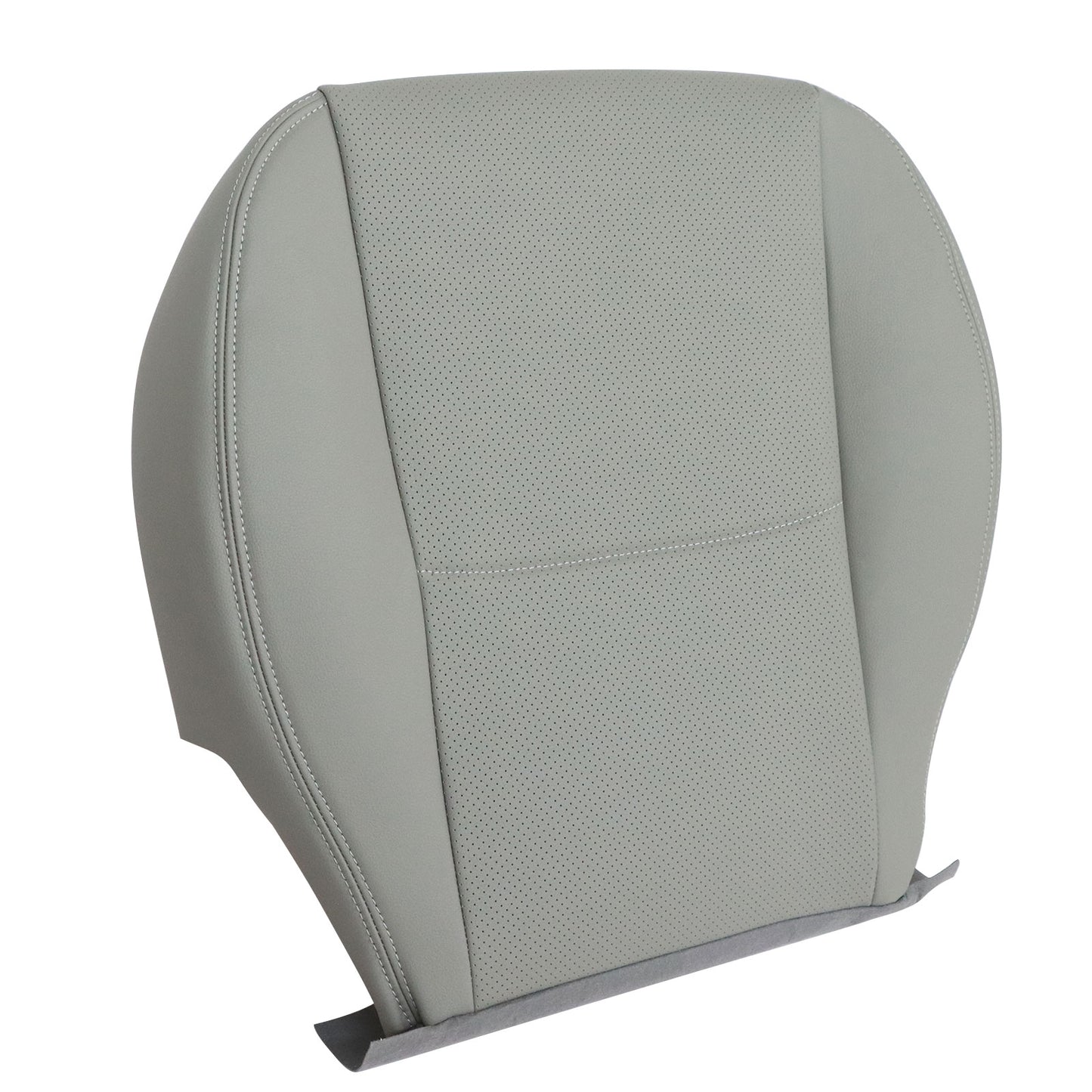 For 2014-2016 Subaru Forester Driver Bottom Replacement Leather Seat Cover Gray