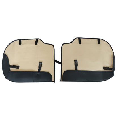 For Toyota RAV4 Prius Sienna Avalon Car Front & Rear 5-Seat Covers Faux Leather