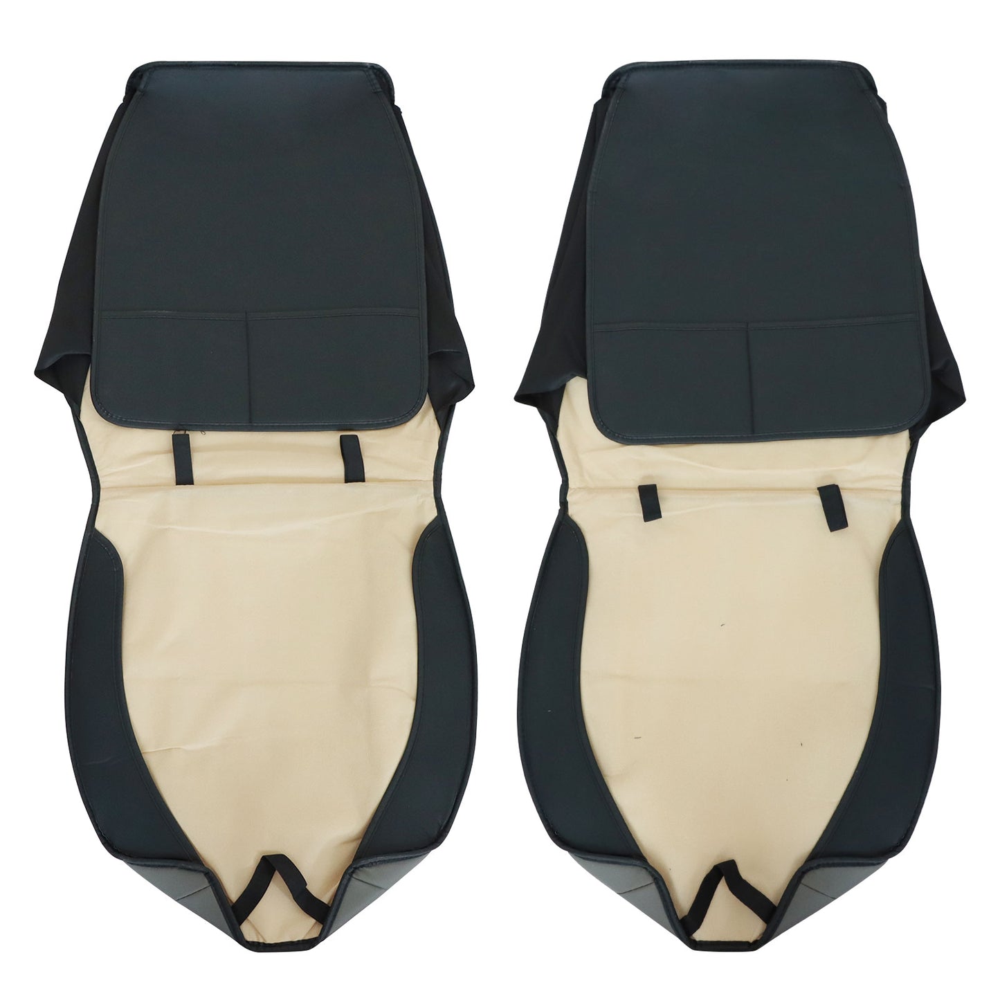 For Toyota RAV4 Prius Sienna Avalon Car Front & Rear 5-Seat Covers Faux Leather