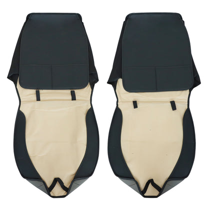 For Toyota RAV4 Prius Sienna Avalon Car Front & Rear 5-Seat Covers Faux Leather