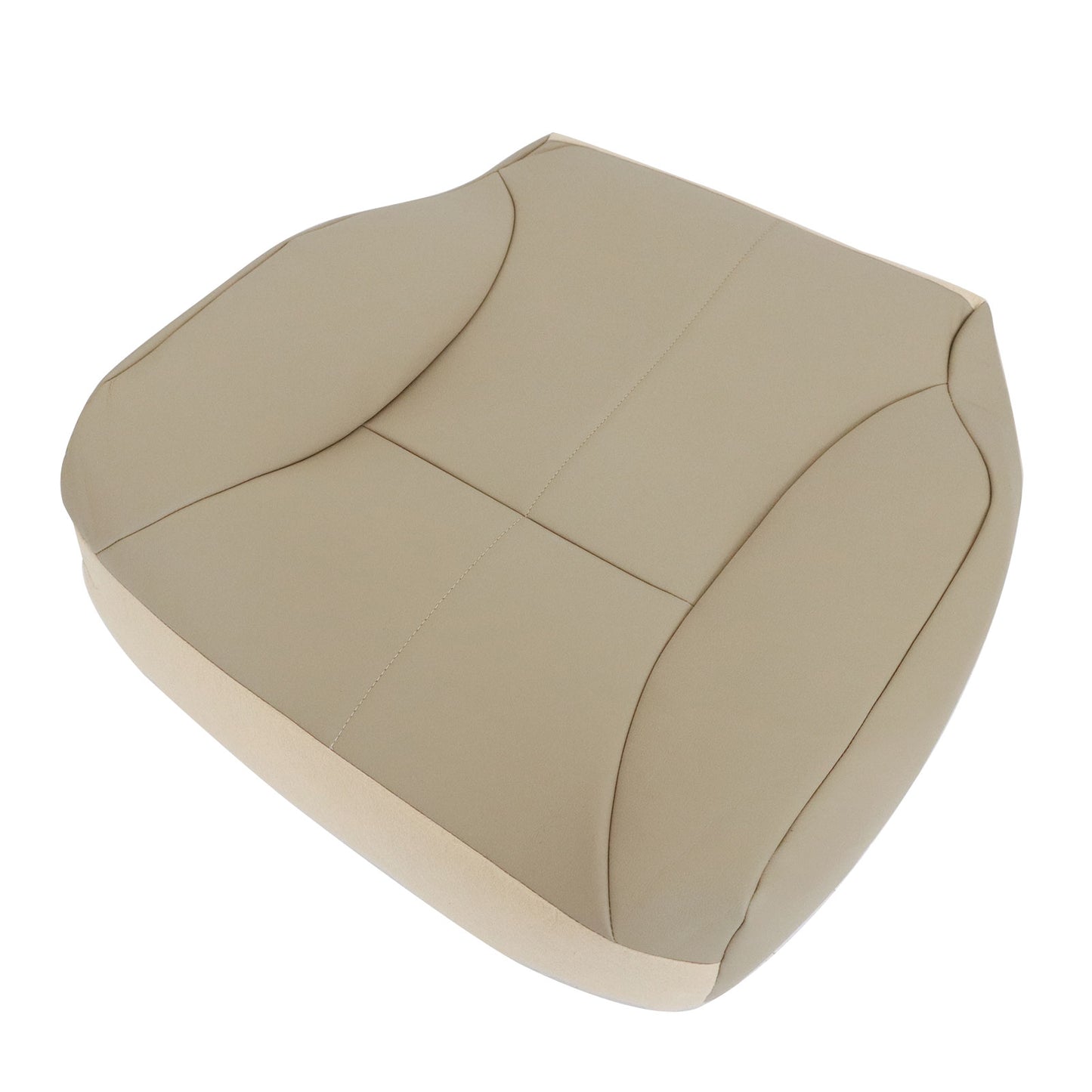 Front Driver Bottom Leather Seat Cover Tan For 98-02 Dodge Ram 1500 2500 3500