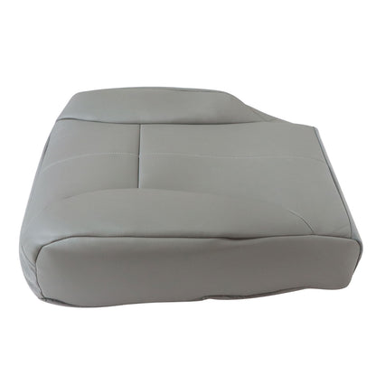 Passenger Bottom Seat Cover Leather Gray For 1998-2002 Dodge Ram 1500 2500 3500