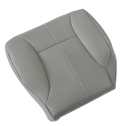 Passenger Bottom Seat Cover Leather Gray For 1998-2002 Dodge Ram 1500 2500 3500