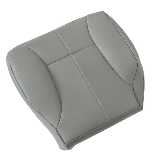 Passenger Bottom Seat Cover Leather Gray For 1998-2002 Dodge Ram 1500 2500 3500