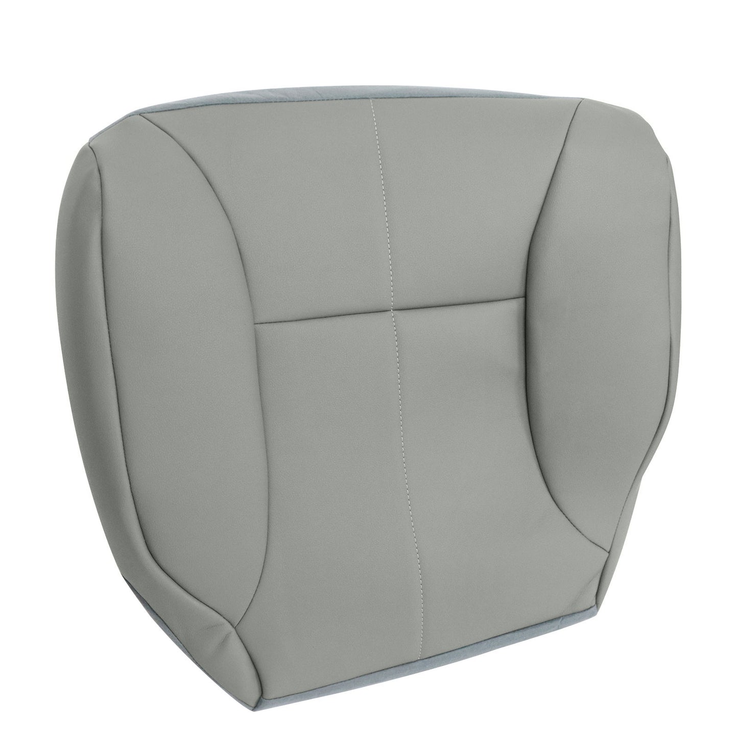 Passenger Bottom Seat Cover Leather Gray For 1998-2002 Dodge Ram 1500 2500 3500