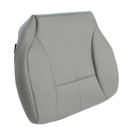 Passenger Bottom Seat Cover Leather Gray For 1998-2002 Dodge Ram 1500 2500 3500