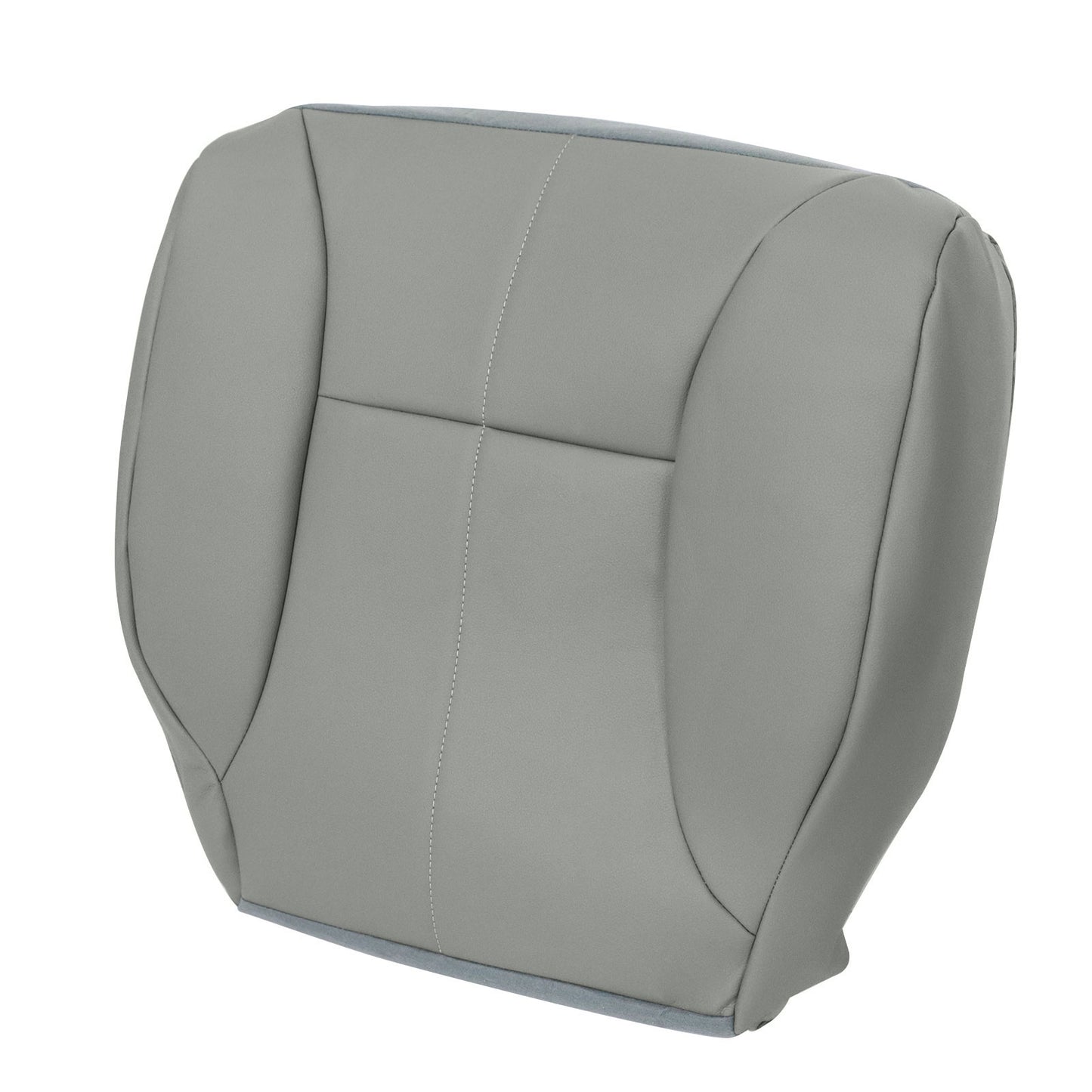 Passenger Bottom Seat Cover Leather Gray For 1998-2002 Dodge Ram 1500 2500 3500