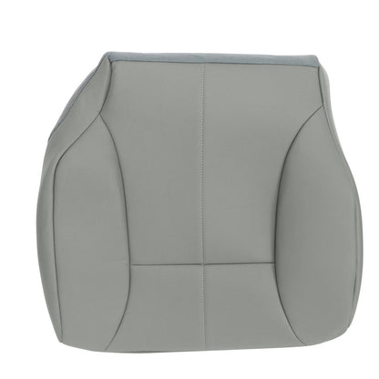 Passenger Bottom Seat Cover Leather Gray For 1998-2002 Dodge Ram 1500 2500 3500