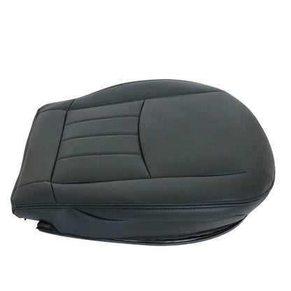For 2006 2007 Benz C280 Driver Side Bottom Perforated Leather Seat Cover Black
