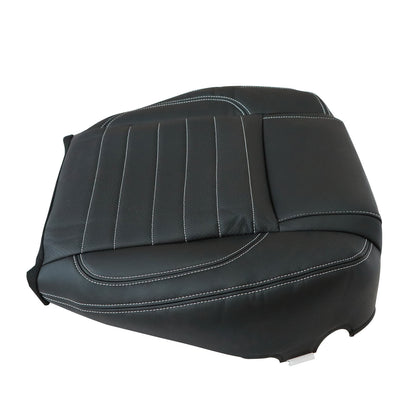 Passenger Bottom Perf Leather Seat Cover Black For 2013 2014 Ford Mustang GT