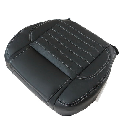 Passenger Bottom Perf Leather Seat Cover Black For 2013 2014 Ford Mustang GT