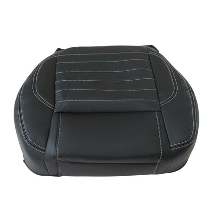 Passenger Bottom Perf Leather Seat Cover Black For 2013 2014 Ford Mustang GT
