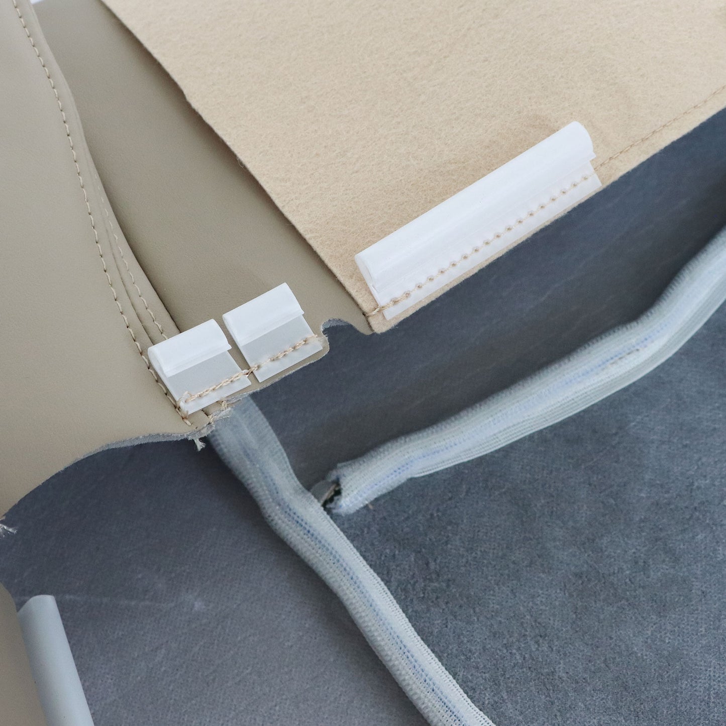 Front Driver Side Top Leather Seat Cover Tan For 2004 2005 2006 Cadillac SRX