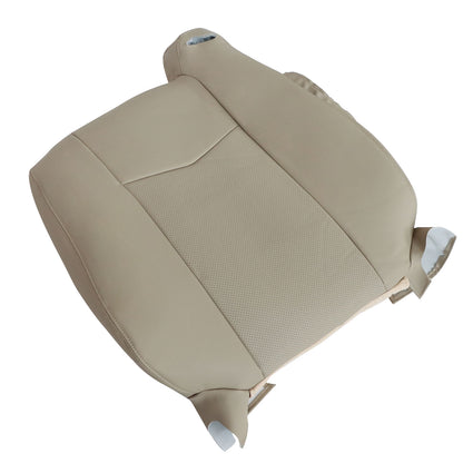 Front Driver Side Top Leather Seat Cover Tan For 2004 2005 2006 Cadillac SRX