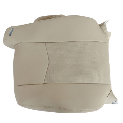 Front Driver Side Top Leather Seat Cover Tan For 2004 2005 2006 Cadillac SRX