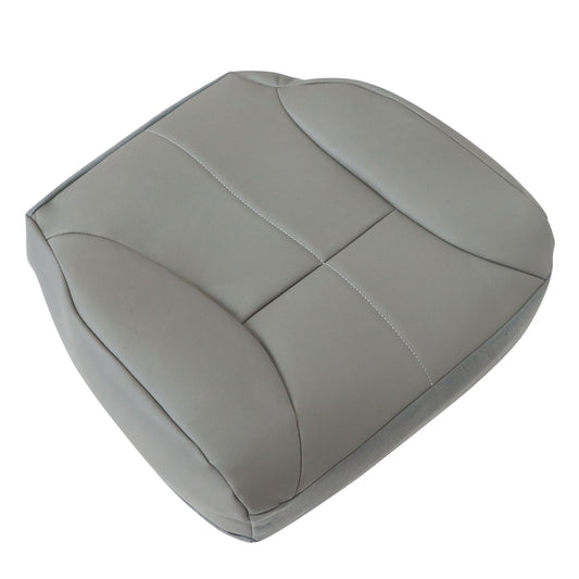 Front Driver Bottom Leather Seat Cover Gray For 98-02 Dodge Ram 1500 2500 3500