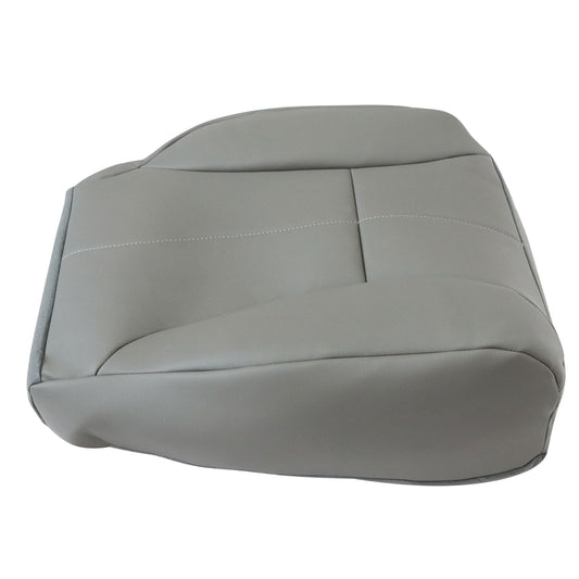 Front Driver Bottom Leather Seat Cover Gray For 98-02 Dodge Ram 1500 2500 3500