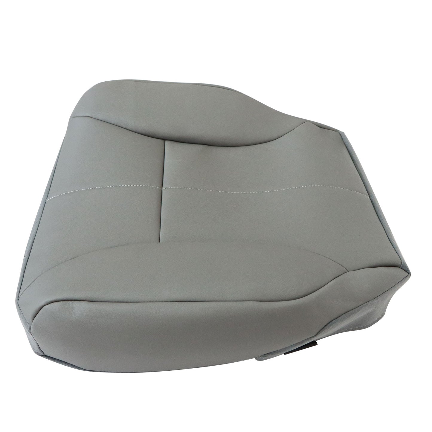 Front Driver Bottom Leather Seat Cover Gray For 98-02 Dodge Ram 1500 2500 3500