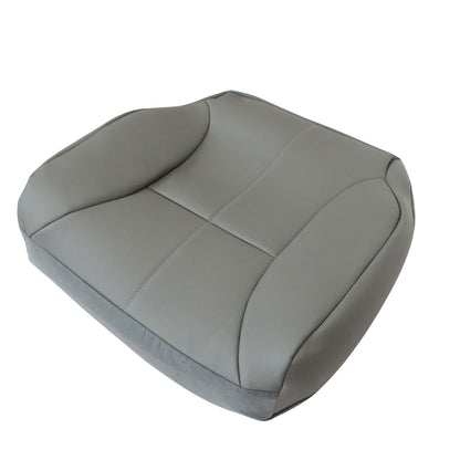 Front Driver Bottom Leather Seat Cover Gray For 98-02 Dodge Ram 1500 2500 3500