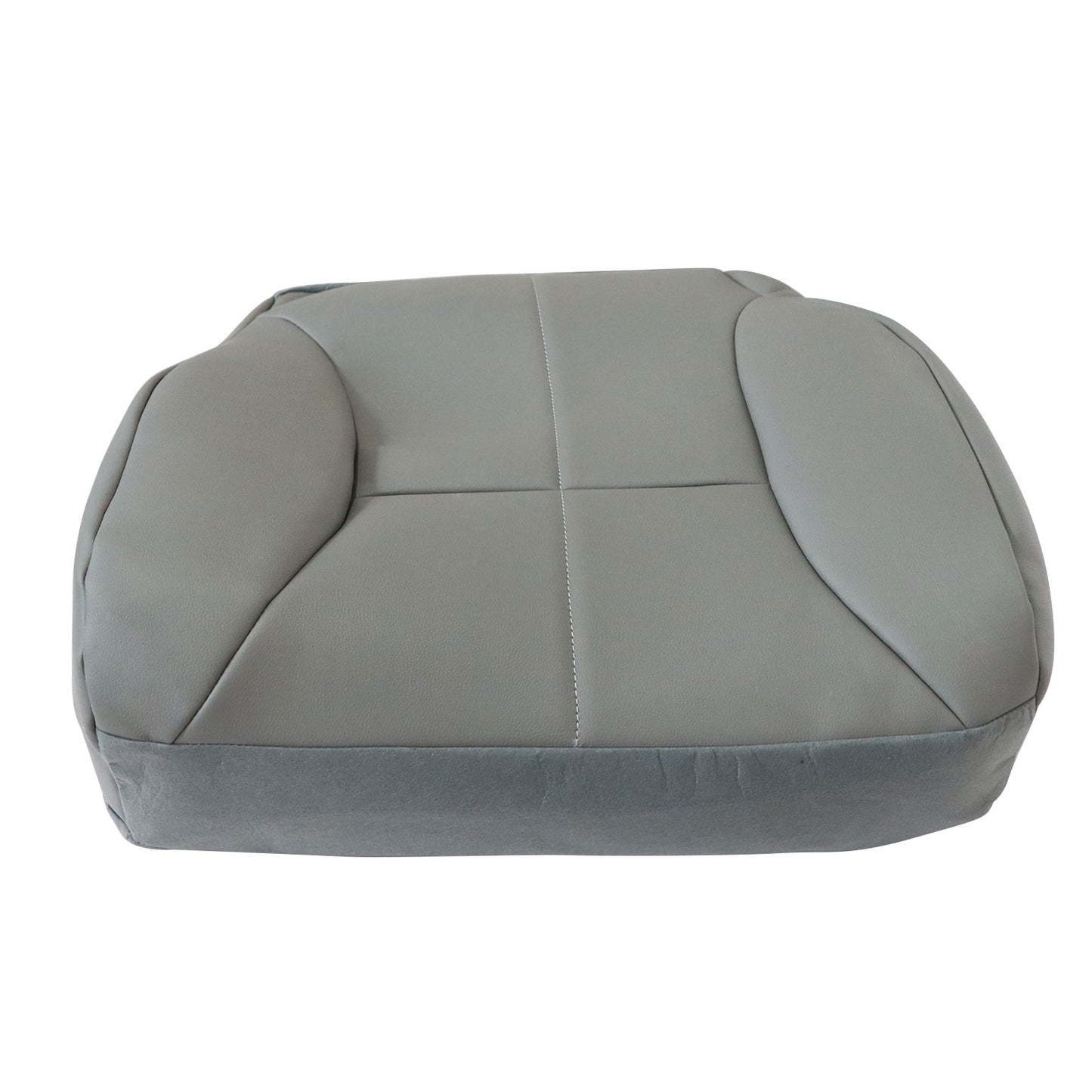 Front Driver Bottom Leather Seat Cover Gray For 98-02 Dodge Ram 1500 2500 3500