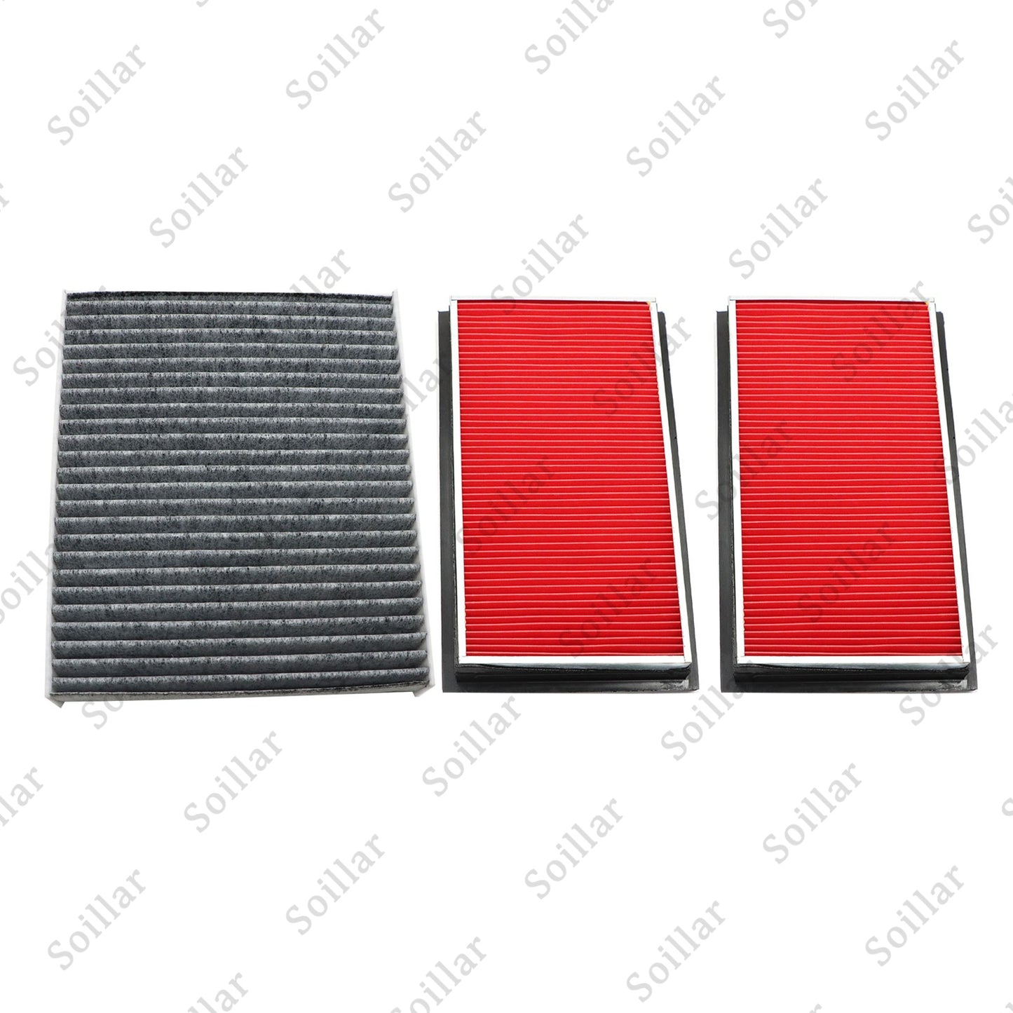 New 2x Fits 2014-2019 INFINITI Q50 Charcoal Cabin Air Filter + Engine Air Filter