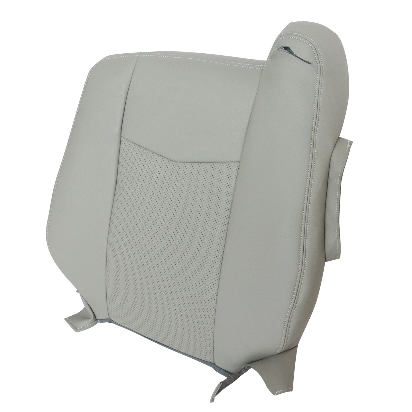 For 2004-2009 Cadillac SRX Leather Seat Cover Driver Back Perforated Gray
