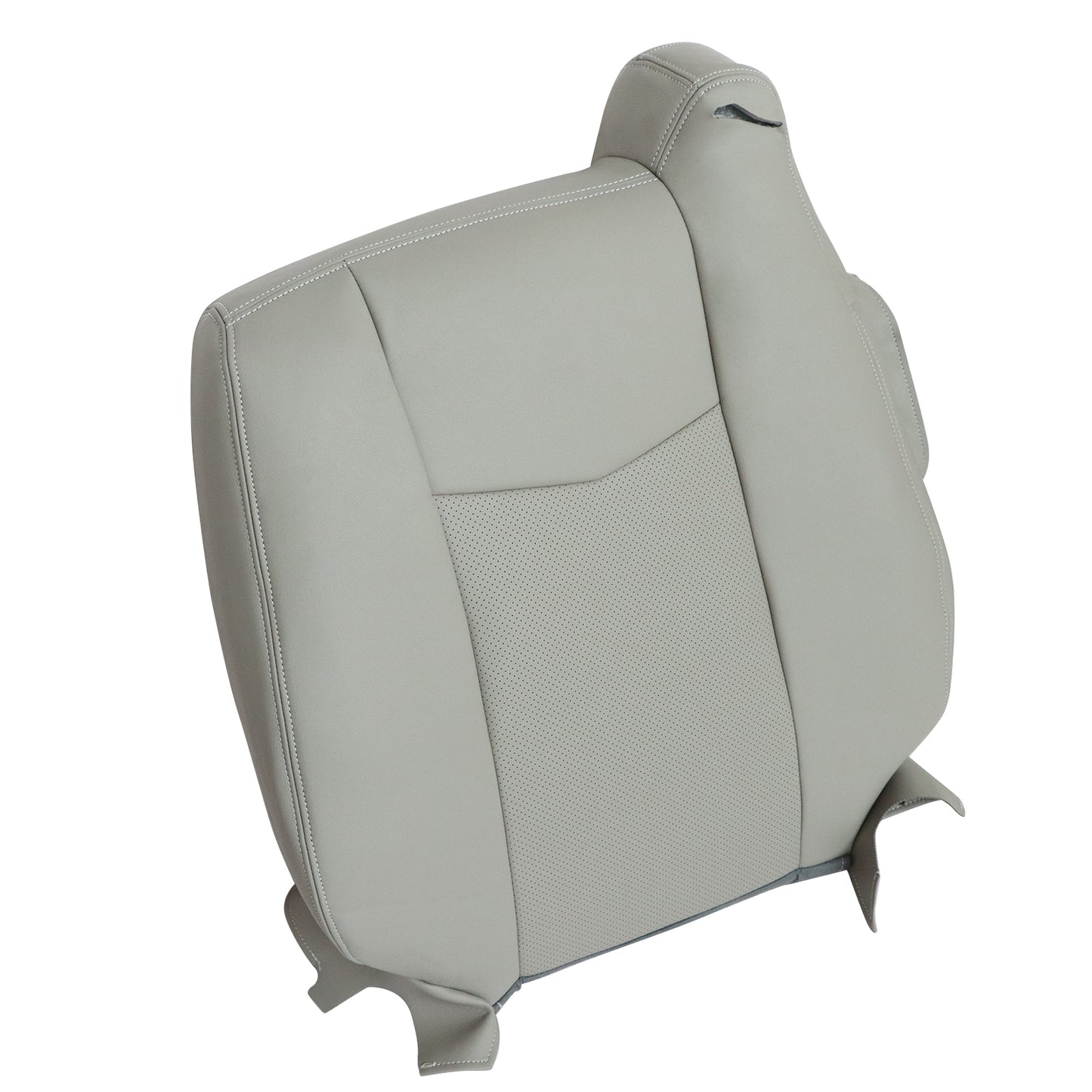 For 2004-2009 Cadillac SRX Leather Seat Cover Driver Back Perforated Gray
