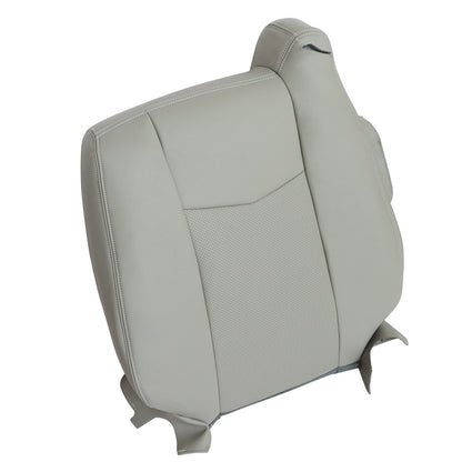 For 2004-2009 Cadillac SRX Leather Seat Cover Driver Back Perforated Gray