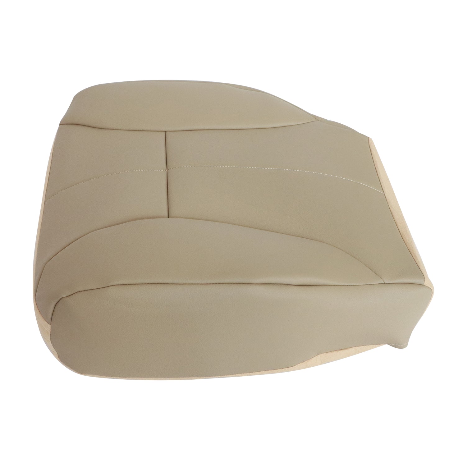 For 98 99 2000 2001 2002 Dodge Ram 1500 Passenger Bottom Leather Seat Cover Tan
