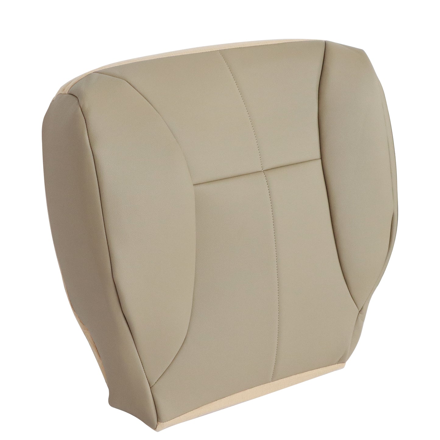 For 98 99 2000 2001 2002 Dodge Ram 1500 Passenger Bottom Leather Seat Cover Tan