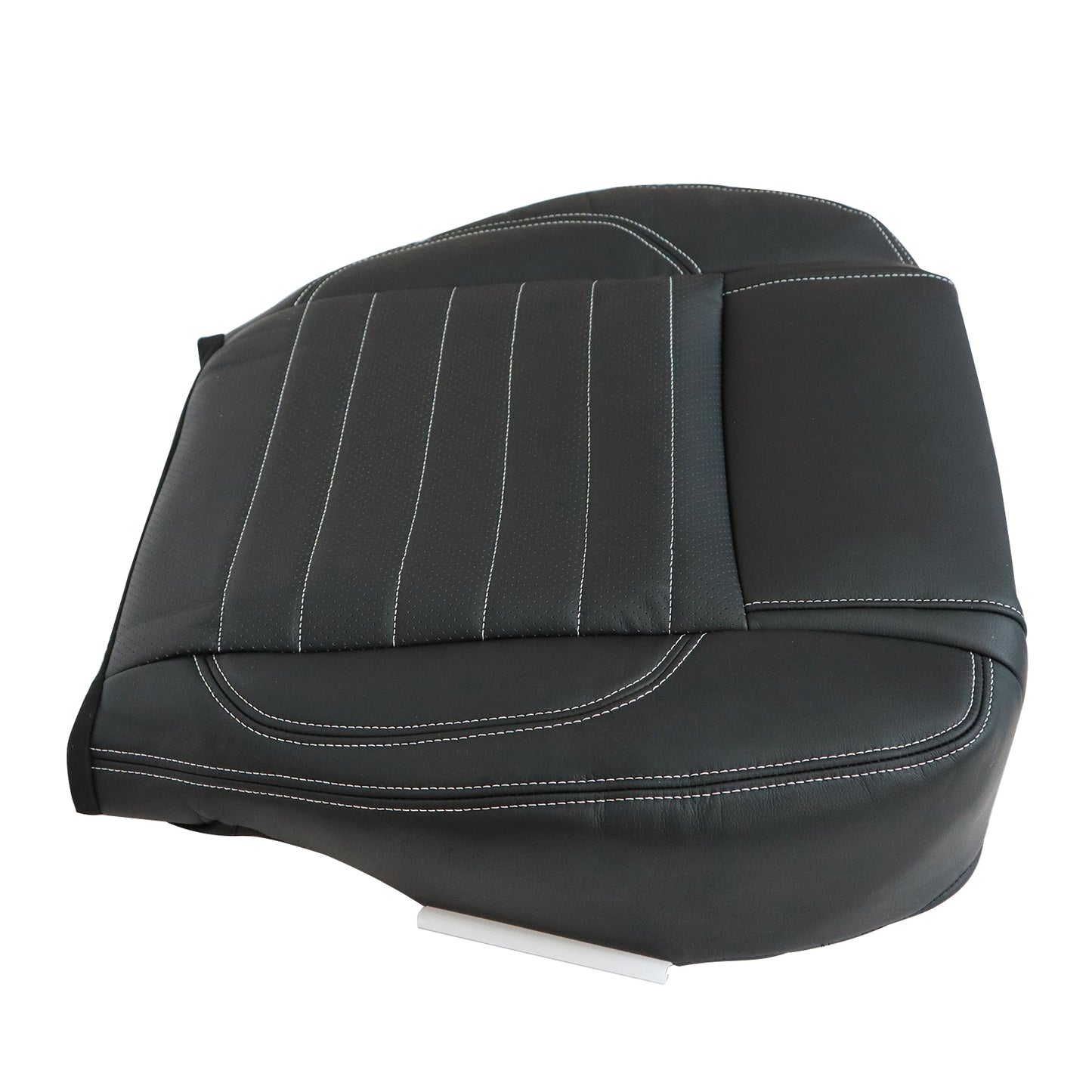 Driver Bottom Perforated Leather Seat Cover Black For 2013 2014 Ford Mustang GT
