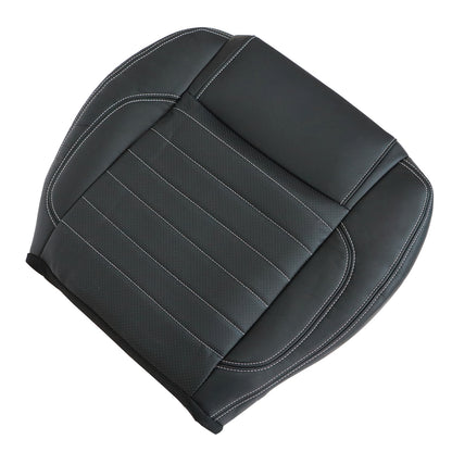 Driver Bottom Perforated Leather Seat Cover Black For 2013 2014 Ford Mustang GT