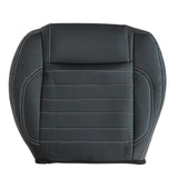 Driver Bottom Perforated Leather Seat Cover Black For 2013 2014 Ford Mustang GT