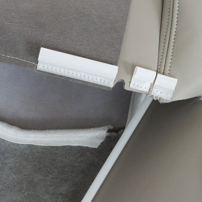 For 2004-2009 Cadillac SRX Leather Seat Cover Passenger Back Gray