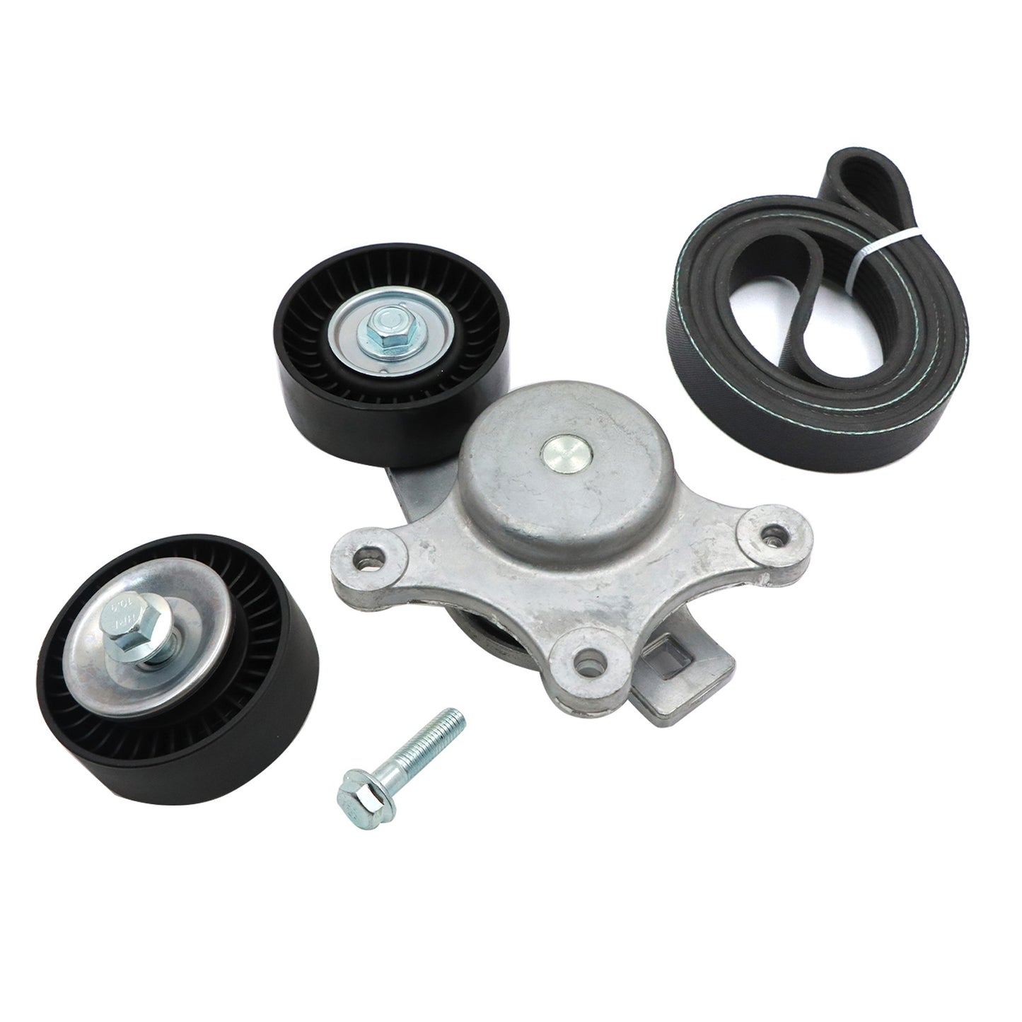 Fit Ford Lincoln Mazda 3.5L 3.7L V6 Belt Tensioner w/ Pulley Serpentine Belt