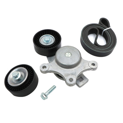 Fit Ford Lincoln Mazda 3.5L 3.7L V6 Belt Tensioner w/ Pulley Serpentine Belt