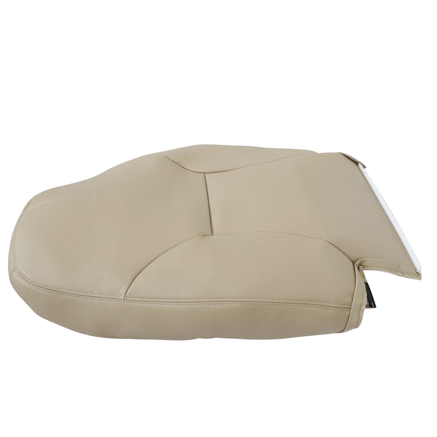 Front Passenger Top Leather Seat Cover Tan For 98-02 Dodge Ram 1500 2500 3500