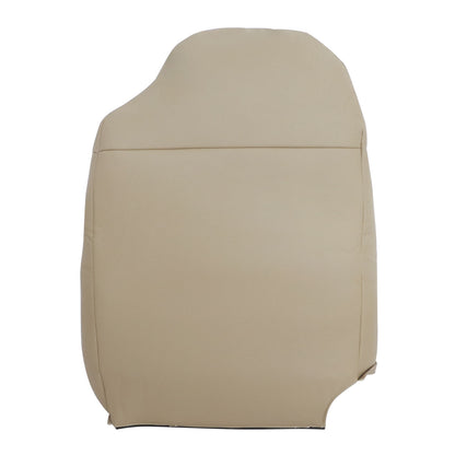Front Passenger Top Leather Seat Cover Tan For 98-02 Dodge Ram 1500 2500 3500