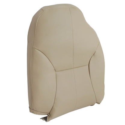 Front Passenger Top Leather Seat Cover Tan For 98-02 Dodge Ram 1500 2500 3500