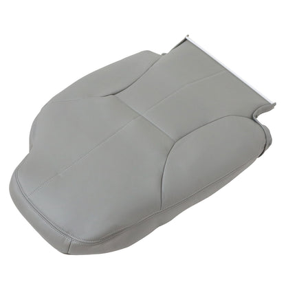 For 1998-2002 Dodge Ram 1500 2500 Leather Seat Cover Passenger Back Perf Gray