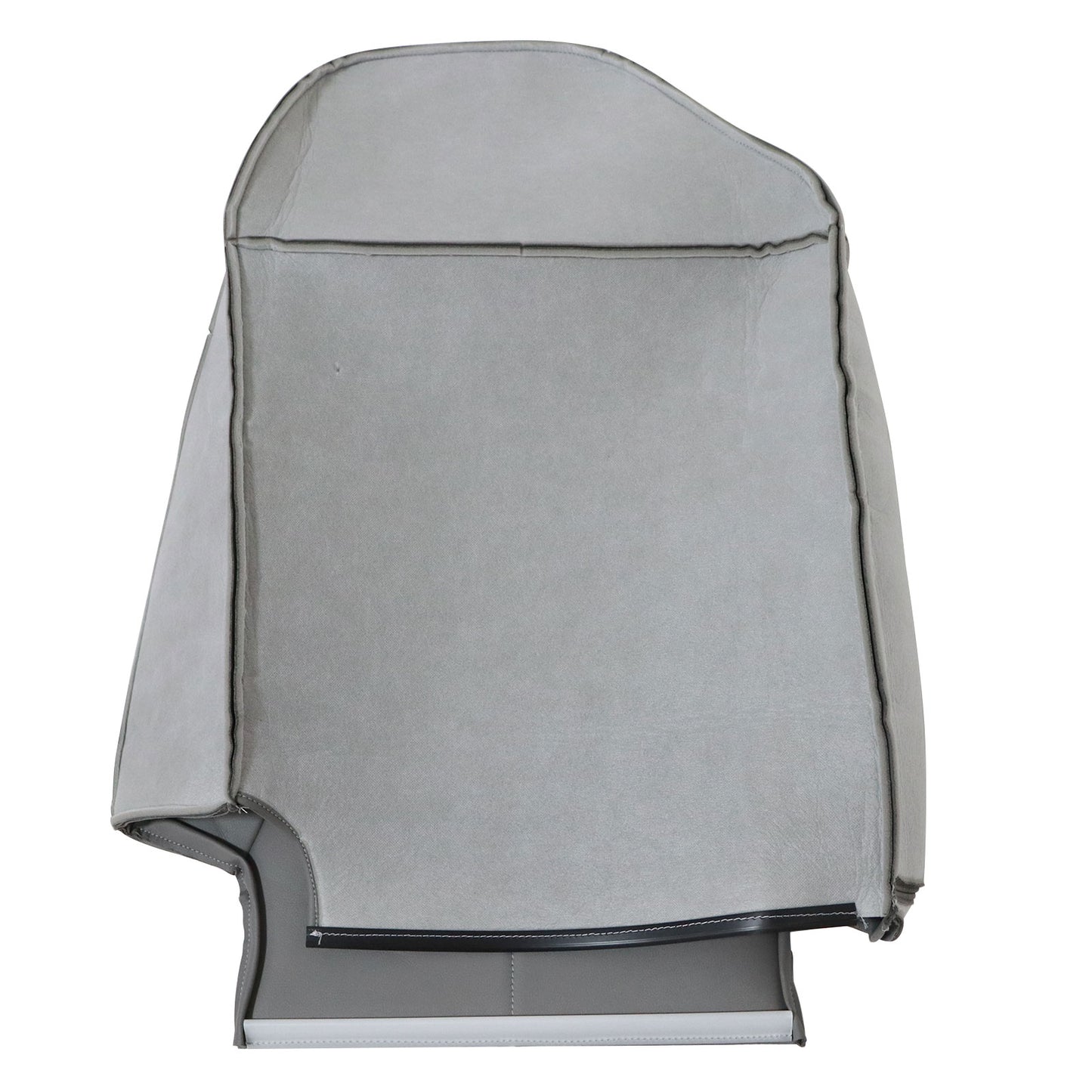 For 1998-2002 Dodge Ram 1500 2500 Leather Seat Cover Passenger Back Perf Gray