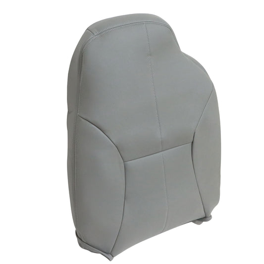 For 1998-2002 Dodge Ram 1500 2500 Leather Seat Cover Passenger Back Perf Gray