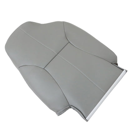 For 1998-2002 Dodge Ram 1500 2500 Leather Seat Cover Passenger Back Perf Gray