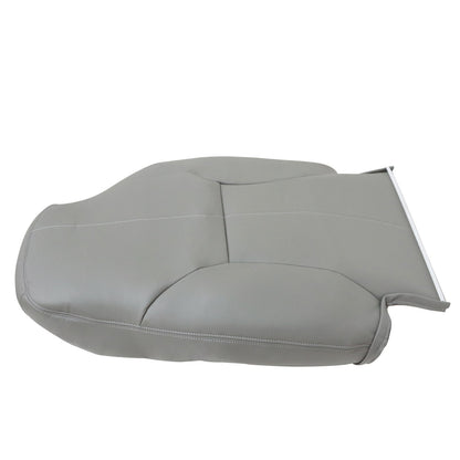 For 1998-2002 Dodge Ram 1500 2500 Leather Seat Cover Passenger Back Perf Gray